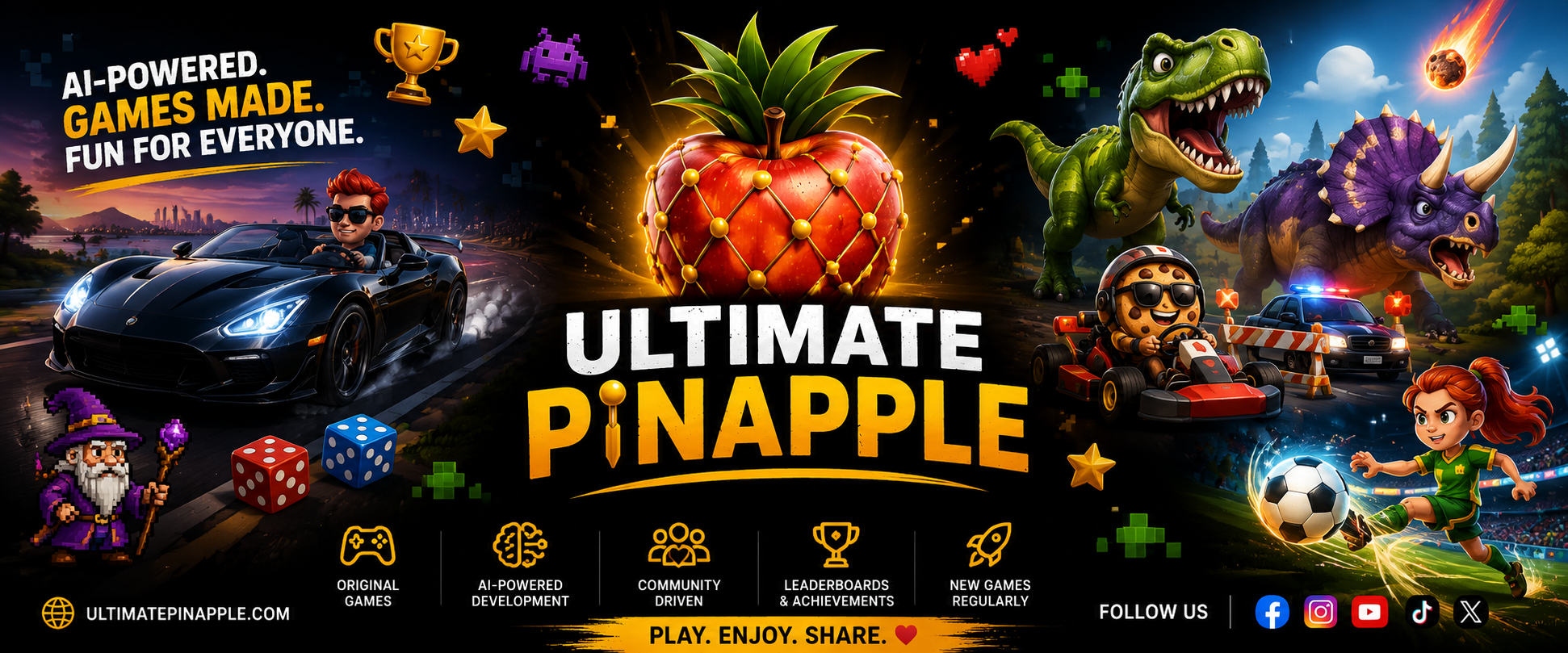 Ultimate Pinapple - AI-powered games made fun for everyone